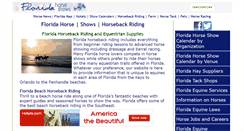 Desktop Screenshot of floridahorseshows.org
